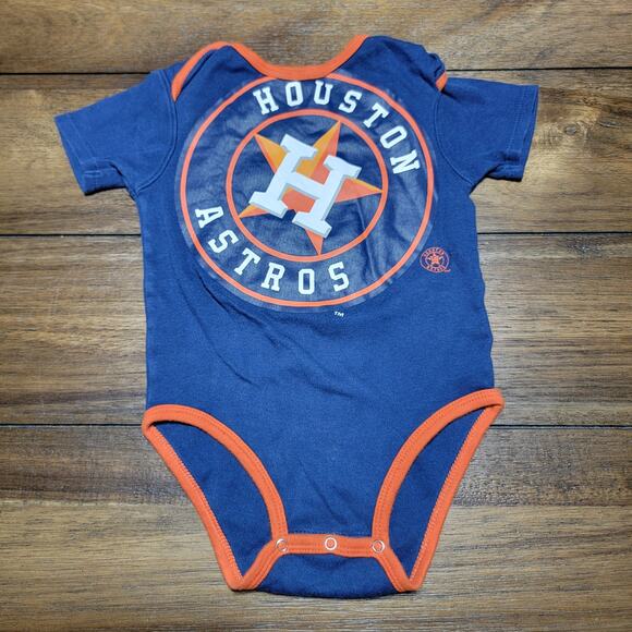 Genuine MLB Merchandise Houston Astros Infant Body Suit - Size 18M - Picture 1 of 6